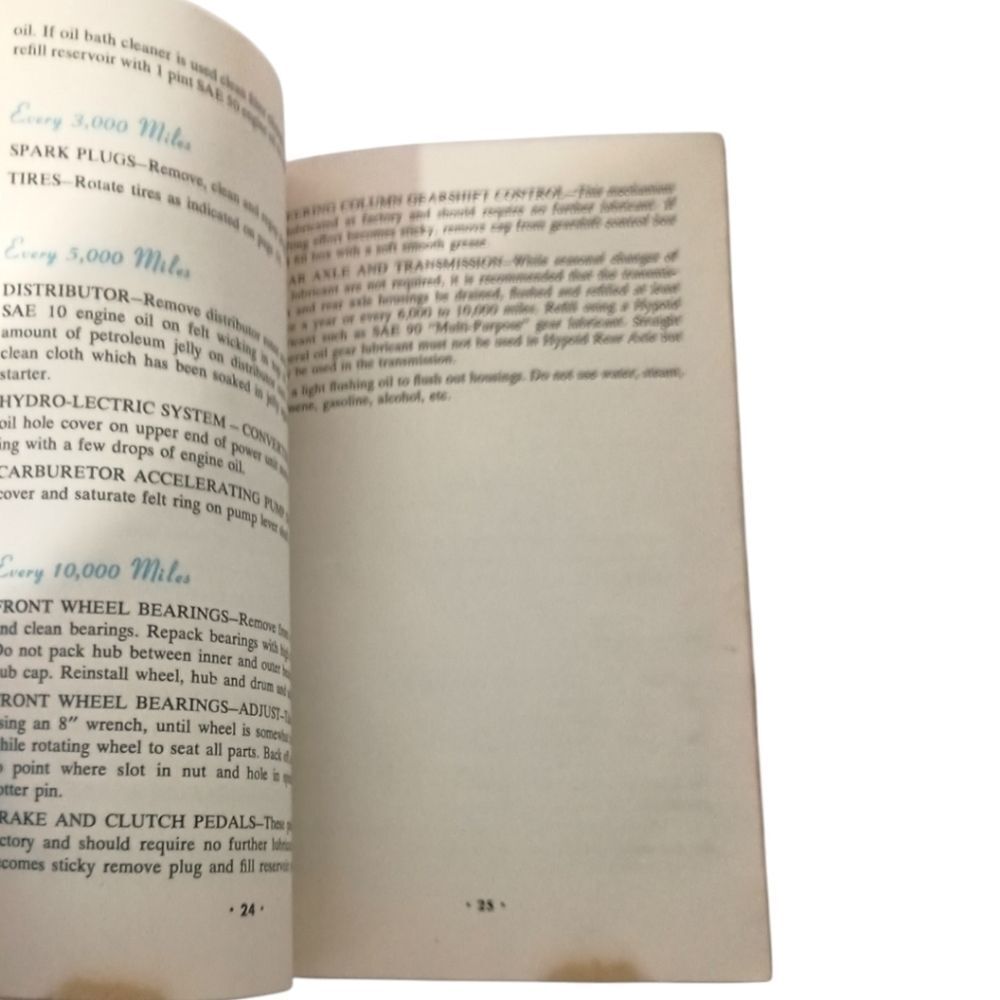 Your 1949 Chevrolet Original Owners Manual Booklet Paper Vintage Mid Century. C - Picture 7 of 14